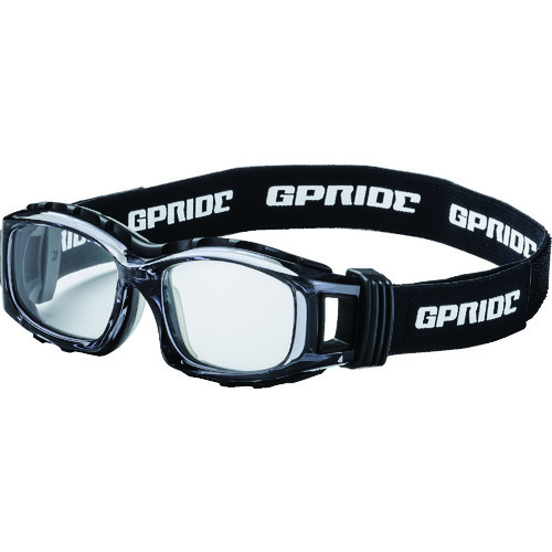 EYE-GLOVE 二眼型安全性のあるゴーグル GP-94M-GR-M 薄墨色+度付水晶体書き割り(マルチ厚地の外套)