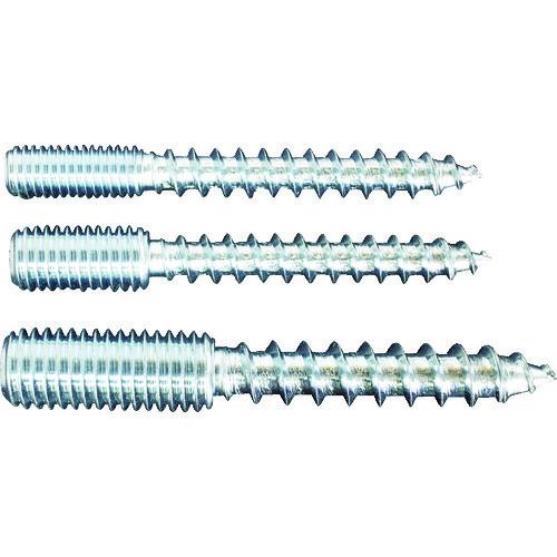 MIYAGAWA M8十字穴付スタッド木ねじ FX046-50-マイコン1 三価クロメート 7X50 4本入 20袋まとめ売り 20袋 【まとめ売り商いもの】