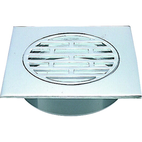SANEI 兼用角目皿 H480-75X100 水抜き装置 VP・VU配管兼用 5個まとめ売り 5個 【まとめ売り商いもの】