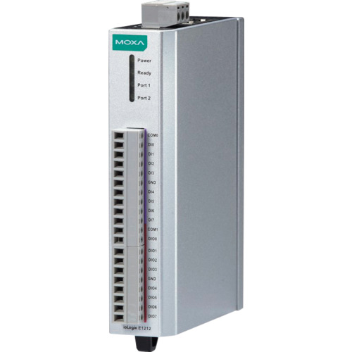 MOXA DI&times;16 IOLOGIK E1210 イーサネットリモートI/O (2ポートイーサネットスイッチ付)｜設備プロ王国　店