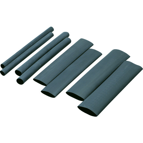 PANDUIT 熱収縮チューブ HSTT-YK2 サイズコンビネーションパック ラージタイプ 黒 10Sまとめ売り 10S 【まとめ売り商品】
