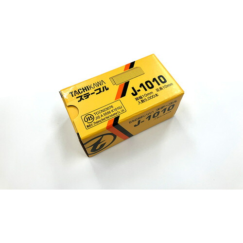 タチカワ ステープル J1010 肩幅10粍 長さ10粍 5000本入り口・入口 30箱まとめ売り 30箱 【まとめ売り商いもの】