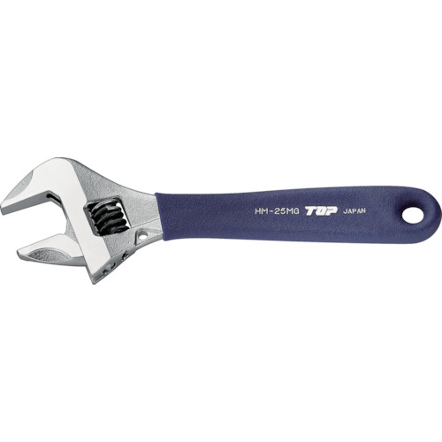 TOP ワークワイド(ガタ無しモンキレンチ)グリップ付 HM-25MGNB 6丁まとめ売り 6丁 【まとめ売り商品】