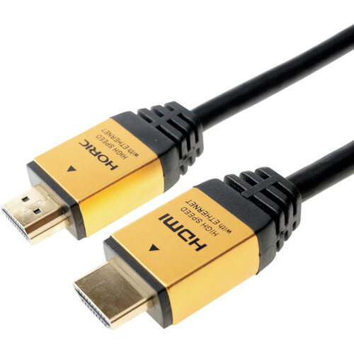 HORIC HDMI有線テレビ HDM30-013GD 3m ゴールド HDM30－013GD 25本まとめ売り 25本 【まとめ売り商いもの】