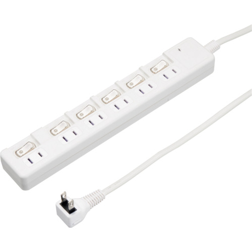 YAZAWA 雷差し固める付6個口節電水道栓1m白いこと H8KS661WH 10個まとめ売り 10個 【まとめ売り商いもの】