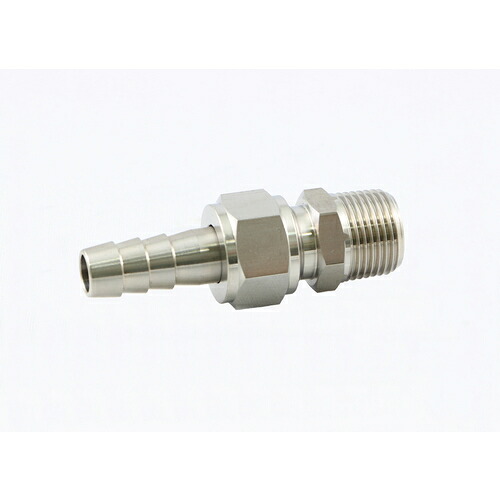 ASOH SUS HS-7310 ホースジョイント PT3/8×Φ10.5 50個まとめ売り 50個 【まとめ売り商品】|設備プロ王国 店