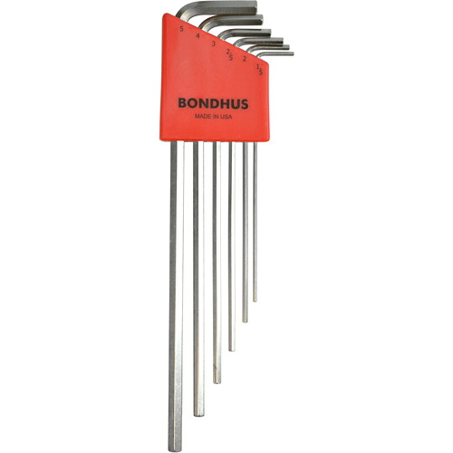 BONDHUS 六角ロングL−レンチ HLX6MB セット6本組(1.5−5mm) No.17146 50Sまとめ売り 50S 【まとめ売り商品】|設備プロ王国 店