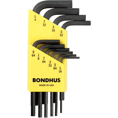 BONDHUS 六角L－鍵 HLX10S 遊撃手 in 仕掛ける10本組(1/16－1/4) No.12238 50Sまとめ売り 50S 【まとめ売り商いもの】