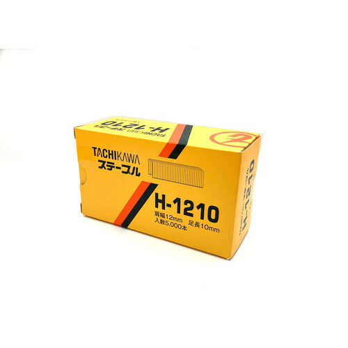 タチカワ ステープル H-1210 肩幅12粍 長さ10粍 5000本入り口・入口 30箱まとめ売り 30箱 【まとめ売り商いもの】