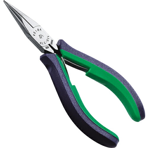 KEIBA プロホビーラジオペンチ・先細印字機溝付(切りおとす刃なし) HLC-D24 120 6丁まとめ売り 6丁 【まとめ売り商いもの】