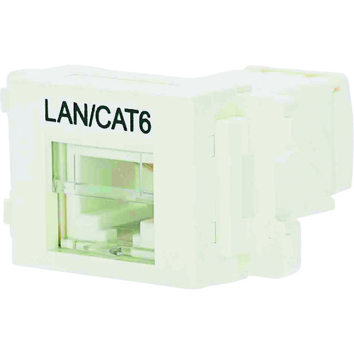 PANDUIT カテゴリ6JISプレート用ジャックキット JASSP6TGIW オフホワイト 10個まとめ売り 10個 【まとめ売り商品】