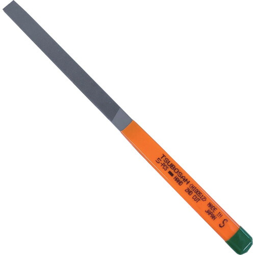 ツボサン 単目ヤスリ HI00812 8本組 平 中目 5組まとめ売り 5組 【まとめ売り商いもの】