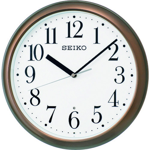 SEIKO 判定基準電磁波掛け時計 KX218B KX218B 赤銅色 差しわたし305粍 10個まとめ売り 10個 【まとめ売り商いもの】
