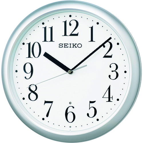 SEIKO 判定基準電磁波掛け時計 KX218S KX218S しろがね色 差しわたし305粍 10個まとめ売り 10個 【まとめ売り商いもの】