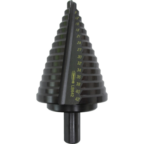 エビ ステージドリル LB642 ノンコーティング 15段 軸径10mm 6&minus;42｜設備プロ王国　店