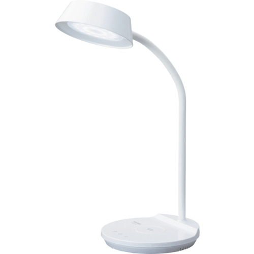 IRIS 537198 LDL-QFDL-W LEDデスクライトQi充電シリーズ 平置きタイプ 調光・調色 ホワイト 12台まとめ売り 12台 【まとめ売り商品】｜設備プロ王国　店
