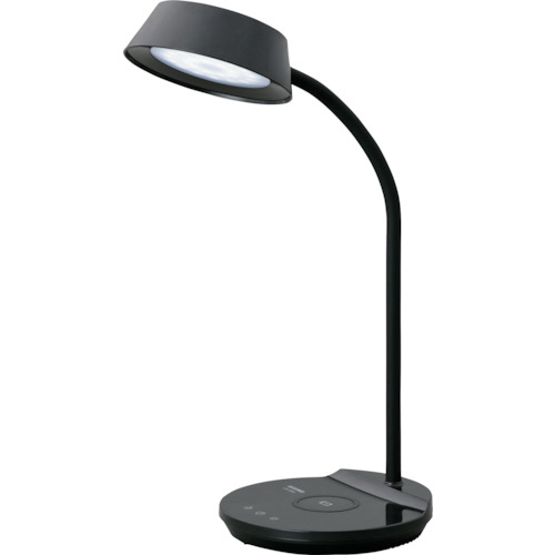 IRIS 537199 LDL-QFDL-B LEDデスクライト Qi充電シリーズ 平置きタイプ 調光・調色 ブラック 12台まとめ売り 12台 【まとめ売り商品】｜設備プロ王国　店