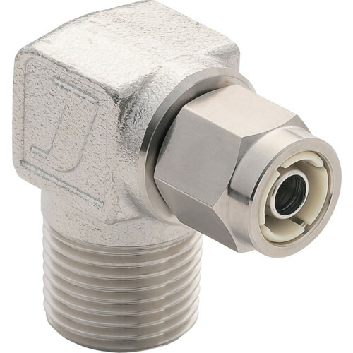 潤工社 ステンレス継手 L-0640-01-US2 U2Sシリーズ エルボ 6×4mm PT1/8 10個まとめ売り 10個 【まとめ売り商品】
