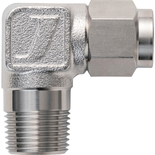 潤工社 ステンレス継手 L-10X8-PT1/2-SUS エルボ(ミリ系列) 10&times;8mm PT1/2 10個まとめ売り 10個 【まとめ売り商品】｜設備プロ王国　店