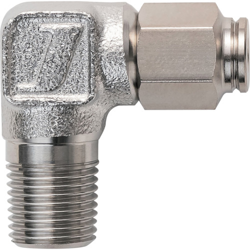 潤工社 ステンレス継手 L-1/4G-PT1/8-SUS エルボ(インチG系列) 6.35×3.96mm PT1/8 10個まとめ売り 10個 【まとめ売り商品】
