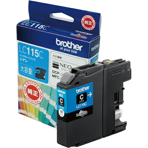 brother インキ薬莢 LC115C LC115C シアン 5個まとめ売り 5個 【まとめ売り商いもの】