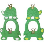 安全性のある興業 単管防柵 KAME-G トータス君 緑であること 10個まとめ売り 10個 【まとめ売り商いもの】