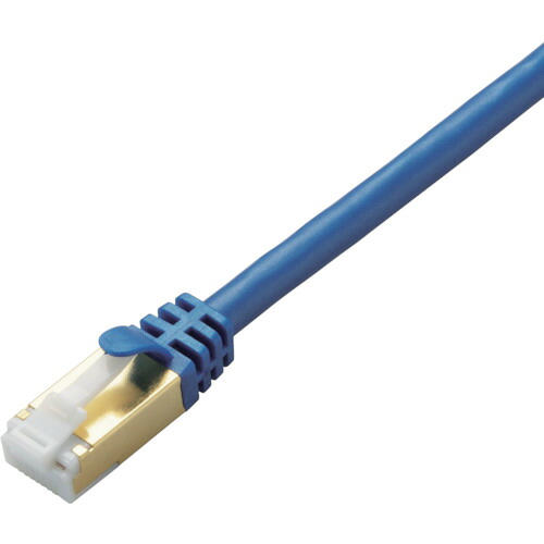 ELECOM ツメの折れないLANケーブル LD-TWST/BM200 CAT7準拠 20m メタリックブルー 5本まとめ売り 5本 【まとめ売り商品】｜設備プロ王国　店