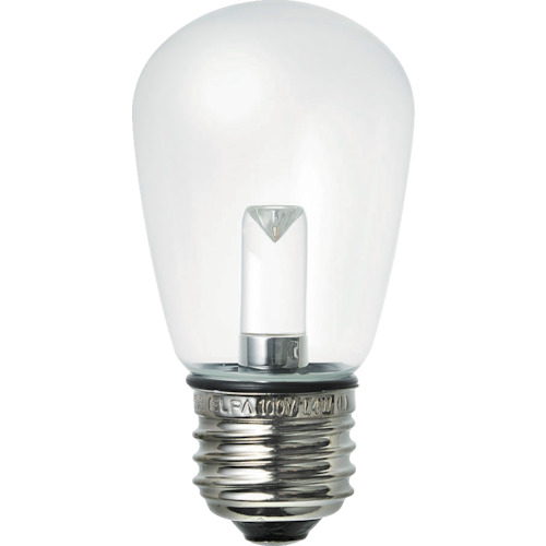 ELPA 電球(LED) LDS1CL-G-GWP906 LED電球サイン形防水E26 明るさ55lm クリア電球色相当 10個まとめ売り 10個 【まとめ売り商品】