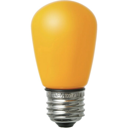 ELPA 電球(LED) LDS1Y-G-GWP903 LED電球サイン形防水E26 黄 10個まとめ売り 10個 【まとめ売り商品】