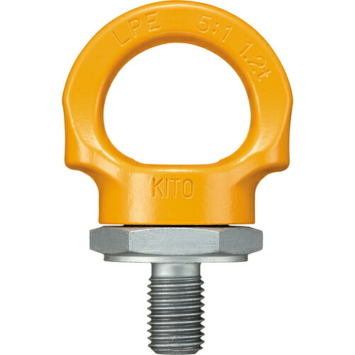 KITO リフティングポイントアイボルト形LPE LPE1J010 M10 当て嵌める掛け目0.4t/0.8t LPE1J010A001－00011 20個まとめ売り 20個 【まとめ売り商いもの】