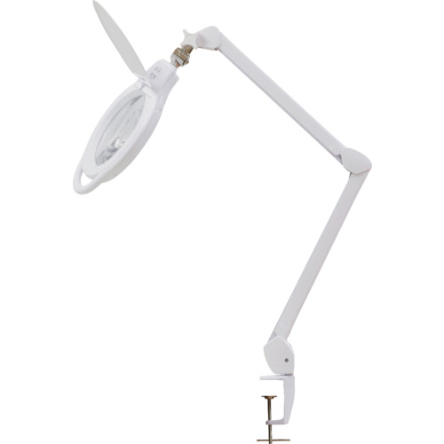 SK アーム式LED拡大鏡 LS2-175ADT 調色機能付 無段階調光機能付 2倍 Φ172mm