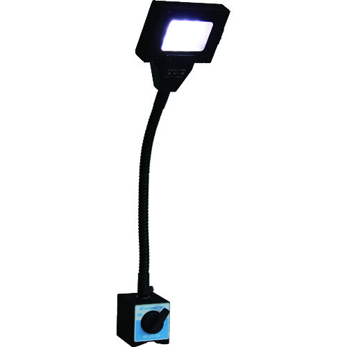 KANETEC 明かり照明ランプ(磁石式) ME-LED-55A 磁石LED点火装置照明ランプ 明るさ約400ルーメン へばり着く力800N 磁石幅50mm×奥ふかさ58.5mm×高さ55粍