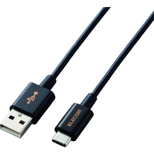ELECOM やわらか耐久USB MPA-ACYS03NBK Type－C有線テレビ 10本まとめ売り 10本 【まとめ売り商いもの】