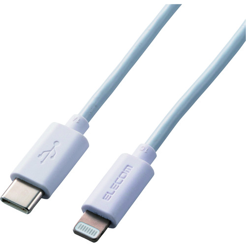 ELECOM USB-C MPA-CL10WH to Lightning有線テレビ(標準尺度) 10本まとめ売り 10本 【まとめ売り商いもの】