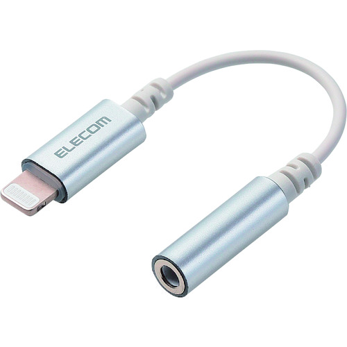 ELECOM Lightning－差しわたし3.5粍ステレオミニジャック取り替えっこ有線テレビ MPA-L35DS01SV 10本まとめ売り 10本 【まとめ売り商いもの】