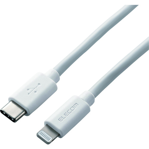 ELECOM USB－C MPA-CLY12WH to Lightning有線テレビ(やわらか) 10本まとめ売り 10本 【まとめ売り商いもの】