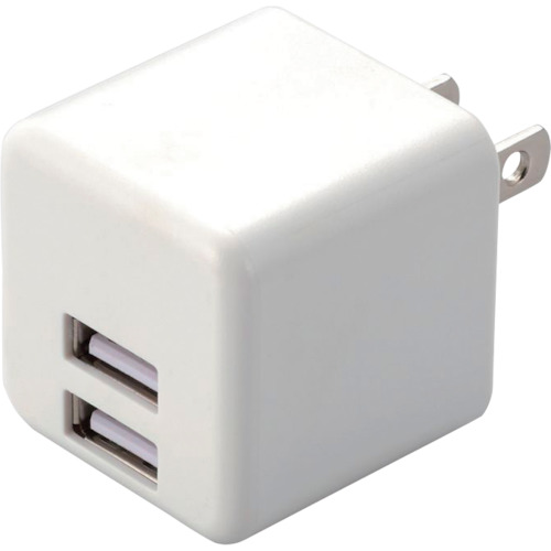 ELECOM AC申し受ける器 MPA-ACU11WH 2.4A最終生産物 USB－A刃針2界面 正六面体型 白いこと 40個まとめ売り 40個 【まとめ売り商いもの】