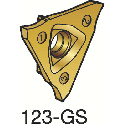 SANDVIK コロカット3 N123T3-0060-0000-GS 溝入れ加工用チップ(320) 1125 10個まとめ売り 10個 【まとめ売り商品】
