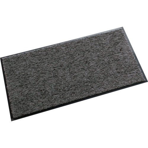テラモト 屋内用マット MR-028-020-5 トレビアンHC 灰 450×750mm 10枚まとめ売り 10枚 【まとめ売り商品】