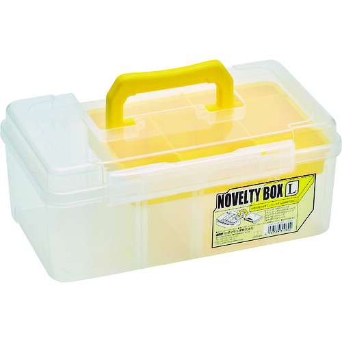 MEIHO ノベルティボックス NBLY L 黄色 24個まとめ売り 24個 【まとめ売り商いもの】