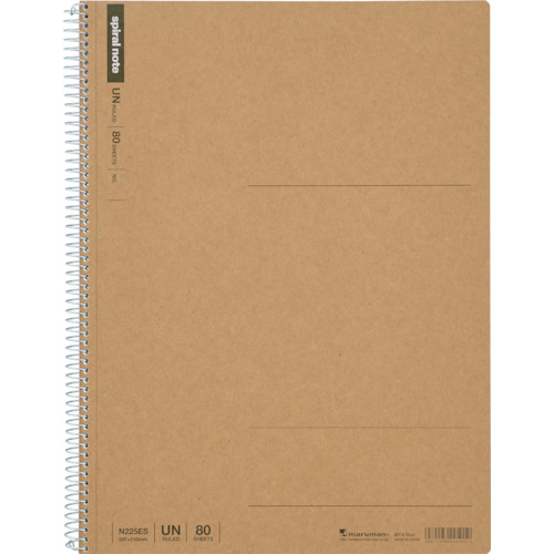 maruman A4 N225ES スパイラルノート 無地80枚 30冊まとめ売り 30冊 【まとめ売り商品】