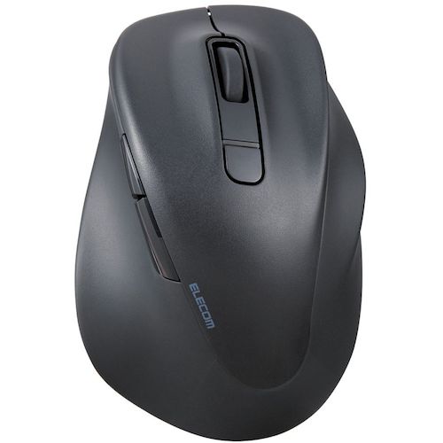 ELECOM マウス M-XGL30BBSKBK EX-G 右手専用 Lサイズ Bluetooth 5ボタン 抗菌 静音設計 ブラック 24個まとめ売り 24個 【まとめ売り商品】