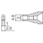 白光 ノズル N61-15 3X1MM 10本まとめ売り 10本 【まとめ売り商品】 16,806円