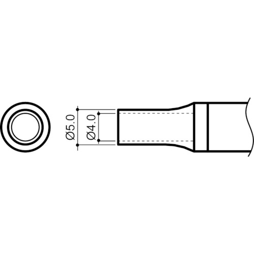 白光 ノズル N4-02 4mm 10個まとめ売り 10個 【まとめ売り商品】