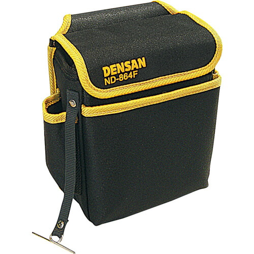 DENSAN 電工キャンバスハイポーチ(フタ付) ND-864F 20個まとめ売り 20個 【まとめ売り商品】|設備プロ王国 店