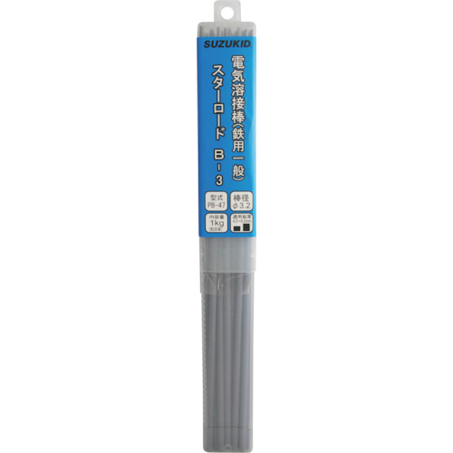 SUZUKID 溶接棒 PB-47 はやりっ児読み込むB－3 原則として軟鋼用 3.2φ×1kg 10箱まとめ売り 10箱 【まとめ売り商いもの】