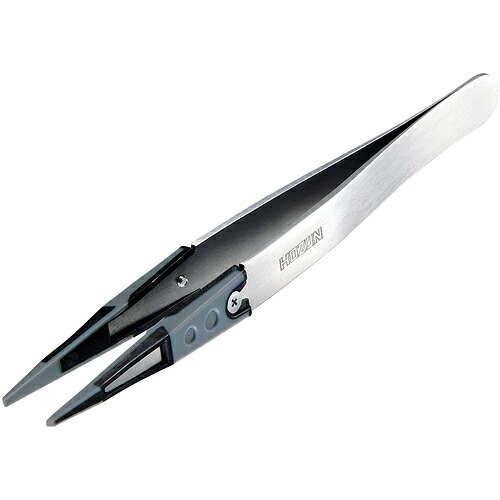 HOZAN ESDソフトチップピンセット P-640-J 20本まとめ売り 20本 【まとめ売り商いもの】