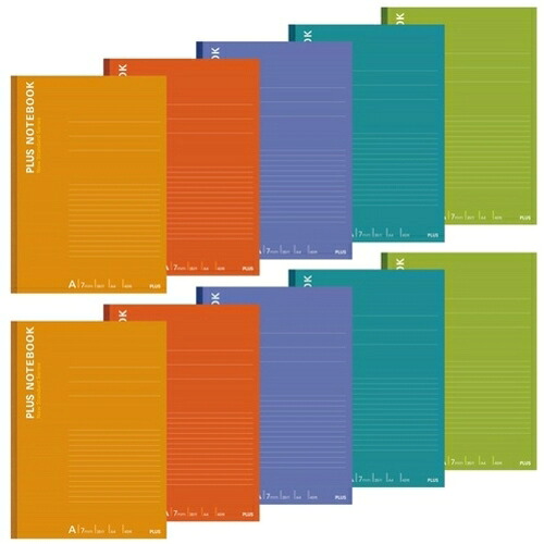 PLUS 76745)ノートPC NO-204AS-10CP NO－204AS－10CP A4 A罫 10冊 6PKまとめ売り 6PK 【まとめ売り商いもの】