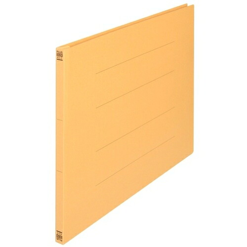 PLUS 261072)フラットファイル NO.002N10YL 002N A3E 黄 10冊 10PKまとめ売り 10PK 【まとめ売り商品】