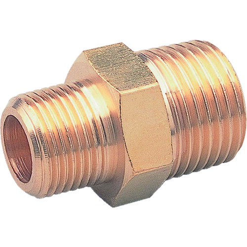 ASOH 異径六角ニップル NE-1036 PT3/8×PT3/4 30個まとめ売り 30個 【まとめ売り商品】|設備プロ王国 店